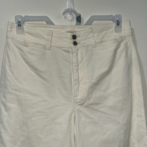 NEW Faherty Wide Leg Corduroy Pants Size 31 - Picture 3 of 10